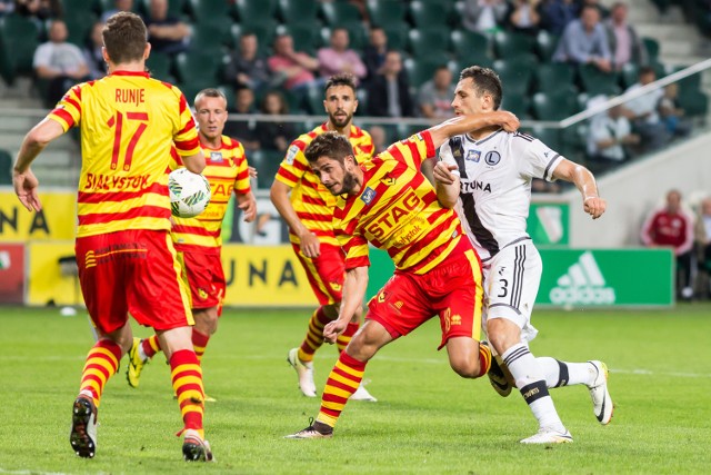 16.07.2016 warszawa ulica lazienkowska 3 stadion legii warszawa mecz lotto ekstraklasa pomiedzy legia warszawa jagiellonia bialystok pilka nozna pierwsza kolejka nz maciej gorski tomasz jodlowiecfot. szymon starnawski / polska press