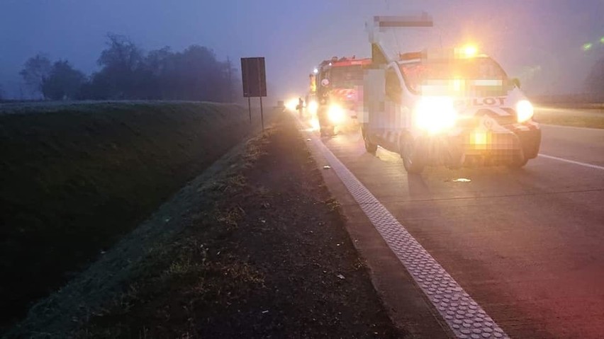 Wypadek na A4 pod Wrocławiem. Trzy osoby ranne i spore korki