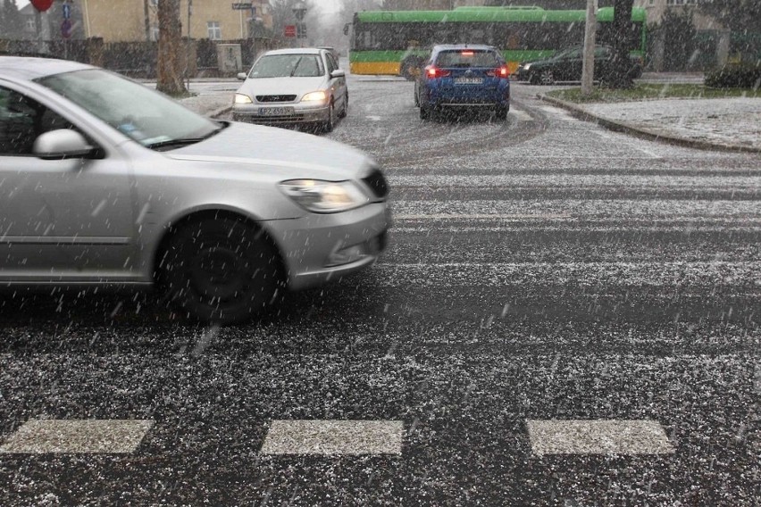 W Poznaniu spadł grad. Pogoda nas nie rozpieszcza!