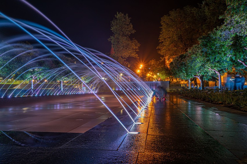 Krynica - Zdrój. Odnowiony Park Dukieta zachwyca wspaniałą fontanną [ZDJĘCIA]