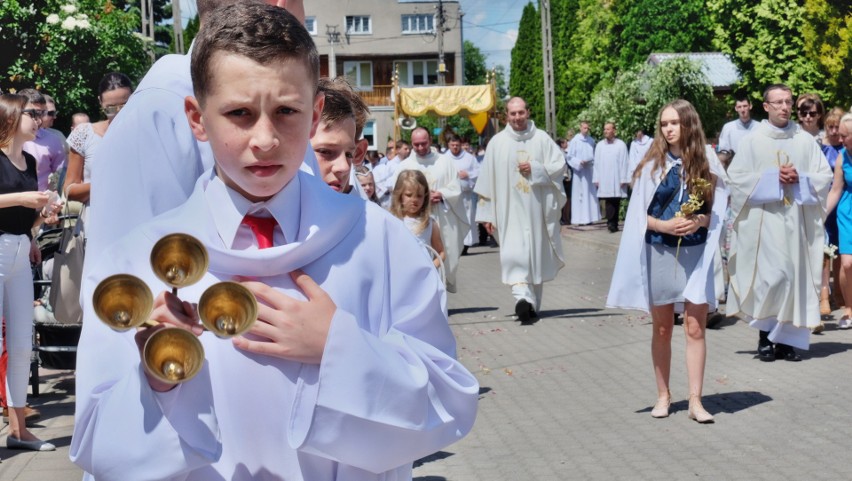 Tradycyjnie już procesje z okazji uroczystości Bożego Ciała...