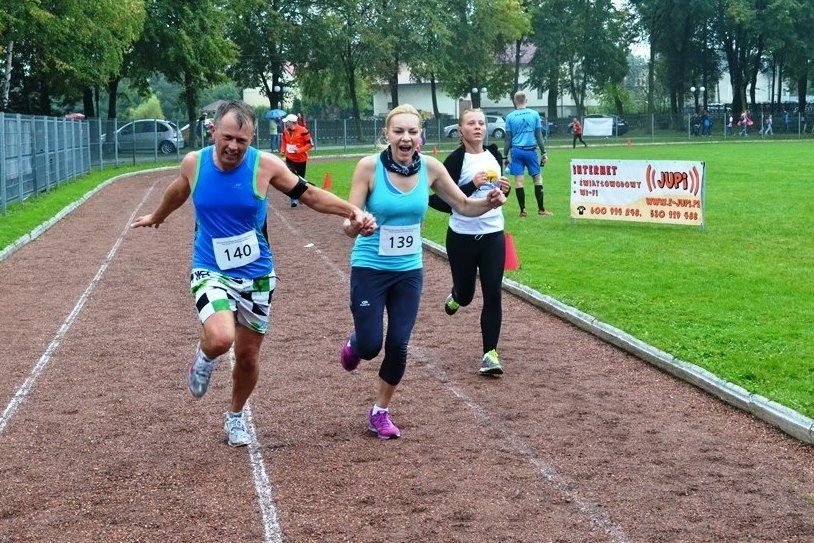 Bieg Koroną Jeziora Goczałkowickiego 2015 w Zabrzegu