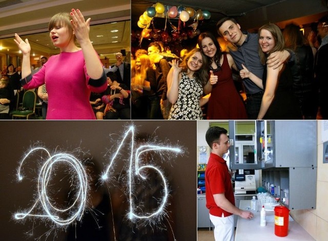 W klubach, na balach, przyjęciach, domówkach, koncertach, ale też w pracy - tak mieszkańcy Lublina witali 2015 rok