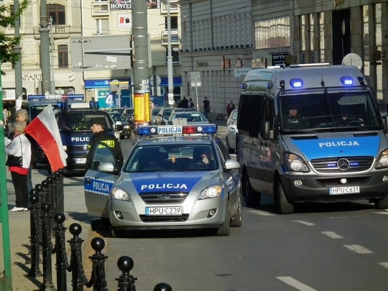 Marsz ku czci rotmistrz Pileckiego w Poznaniu.