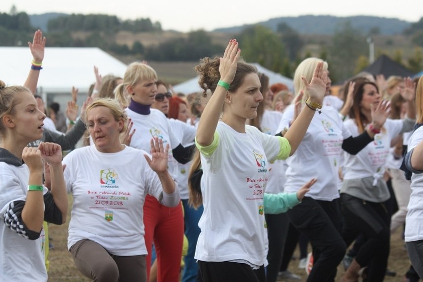 Rekord Polski w zumbie pobity został 21 września 2013 w...