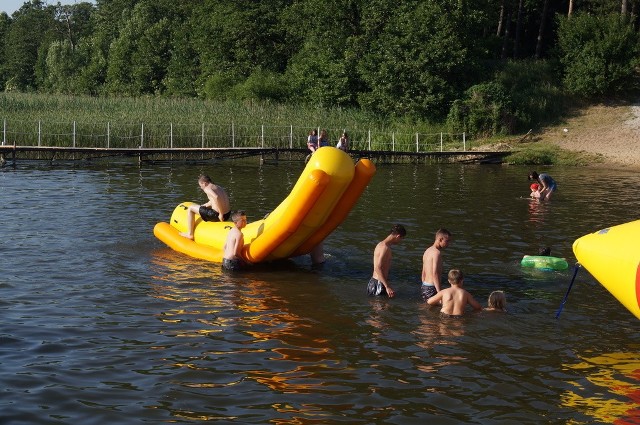 Na plaży w Sępólnie można się już kąpać