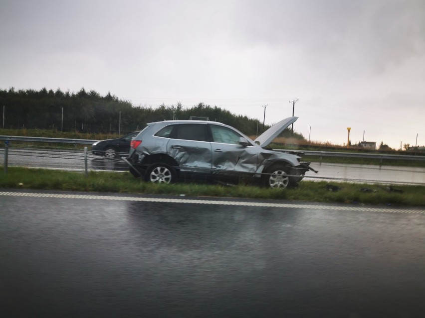 Wypadek na drodze S6 koło Koszalina