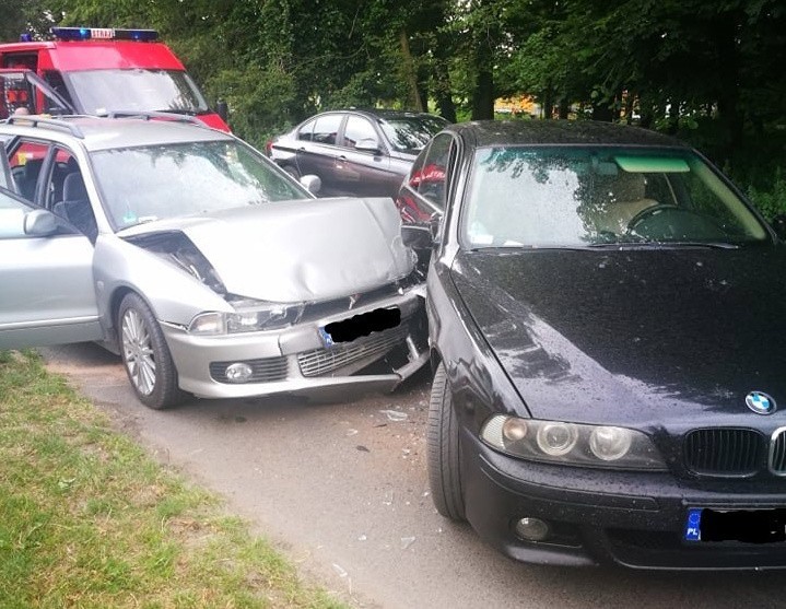 WITNICA. Wypadek na ul. Sportowej. Potrzebna była pomoc