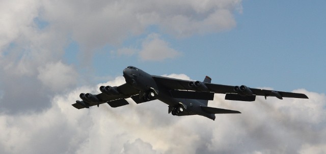 Przy poprzednim teście wykorzystano bombowiec B-52H. Zdjęcie ilustracyjne