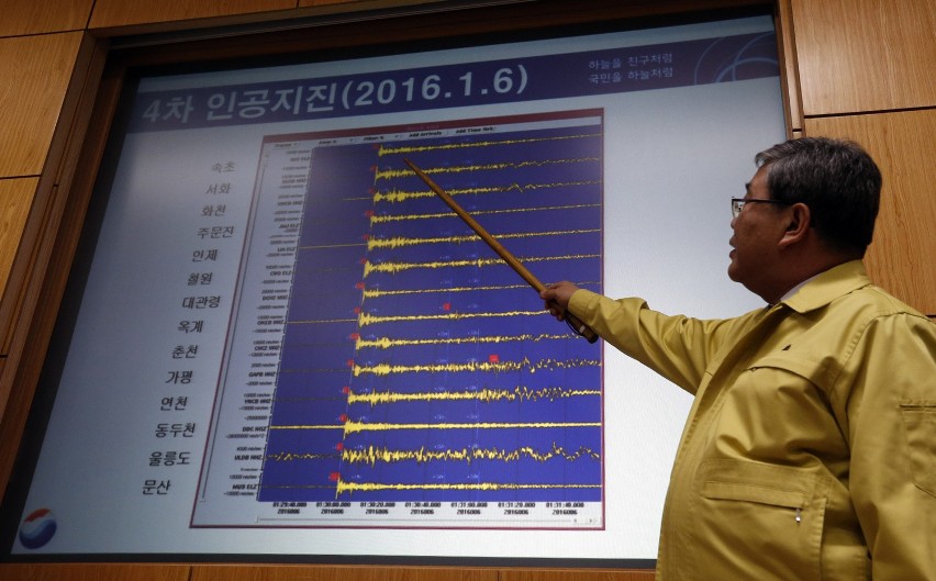 Próbny wybuch bomby wodorowej w Korei Północnej