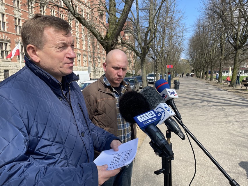 Trwa protest rolników w Szczecinie. "Dalej czekamy co będzie"