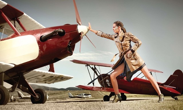 Kolekcja Aviatrix autorstwa Olgi Nieścier. Połączenie dwóch pasji: mody i lotnictwa.