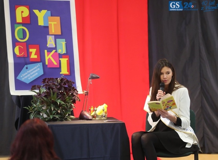 Miss Polski Klaudia Ungerman czytał dzieciom [zdjęcia, wideo] 