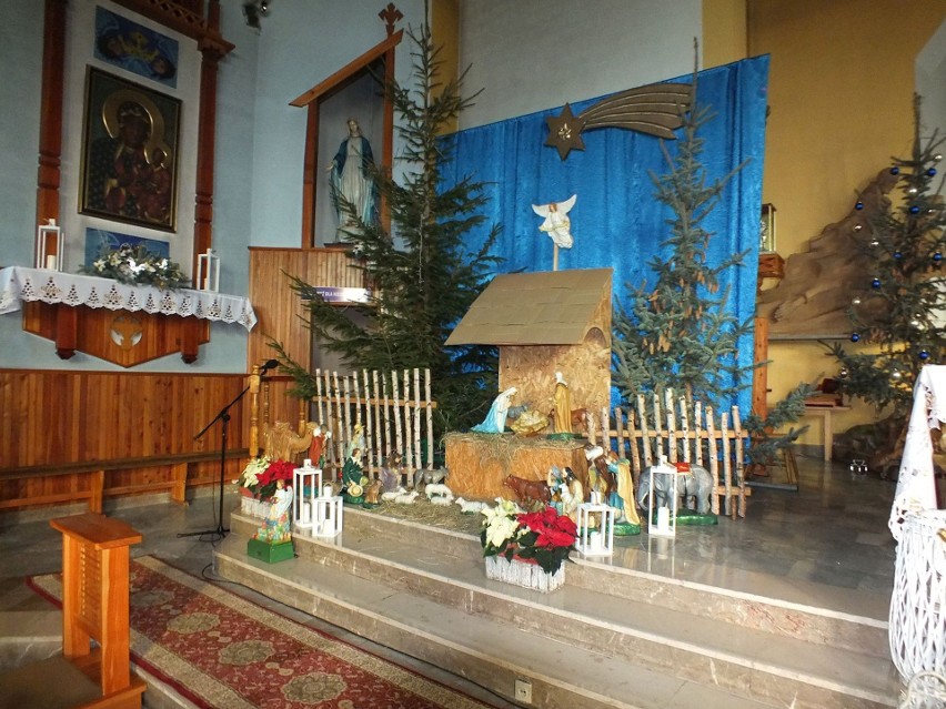 Szopka w starachowickim kościele Świętego Brata Alberta