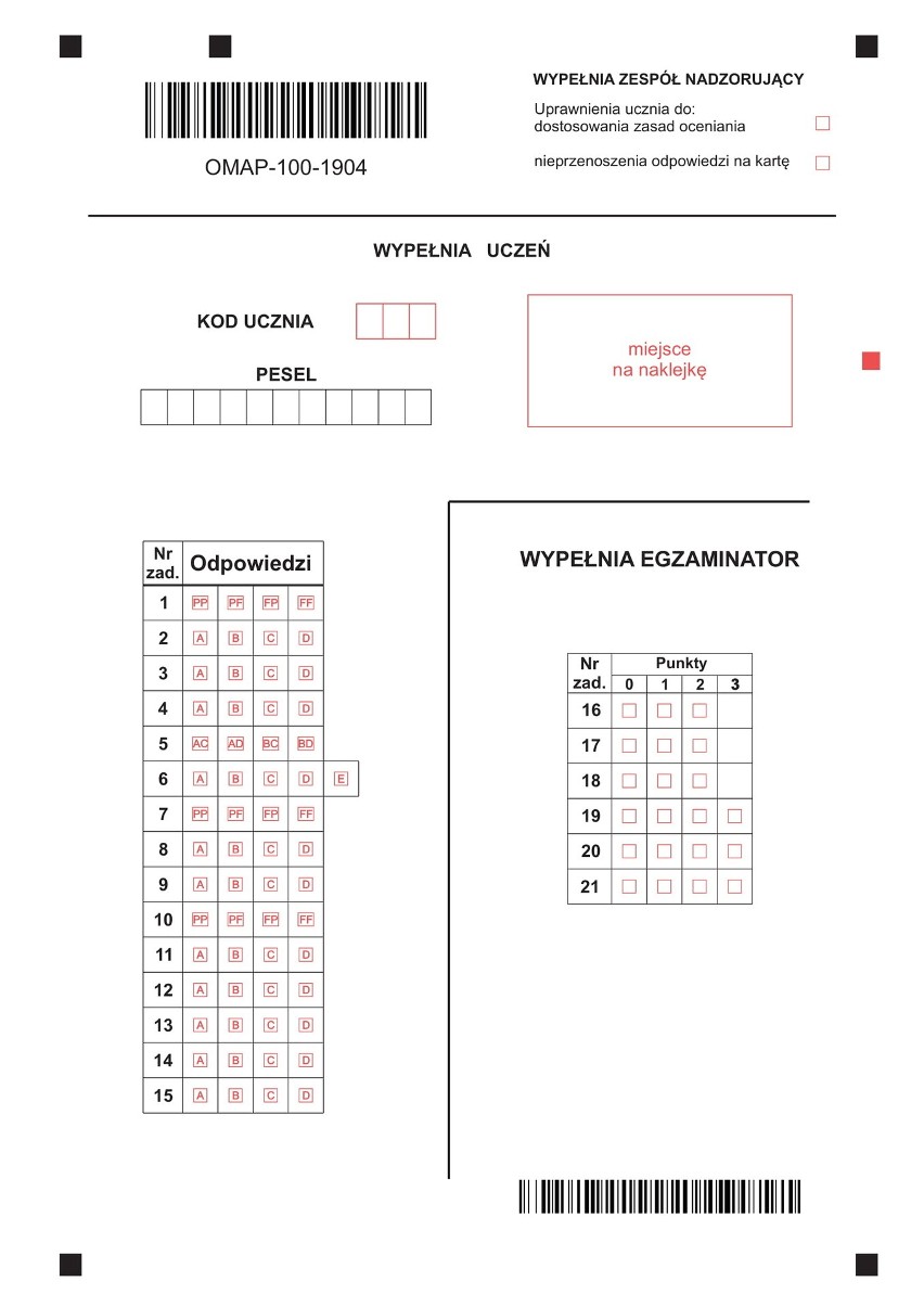 Egzamin ósmoklasisty 2019 MATEMATYKA [ARKUSZE PYTAŃ I ODPOWIEDZI - 16.04.2019] Sprawdź w serwisie EDUKACJA