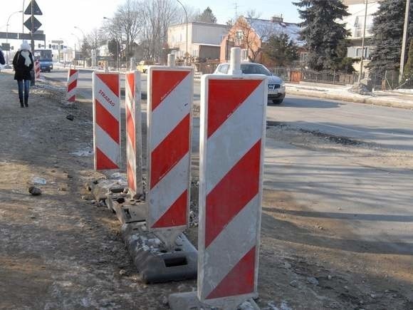 Trwa przebudowa ulicy Podkarpackiej w Rzeszowie.