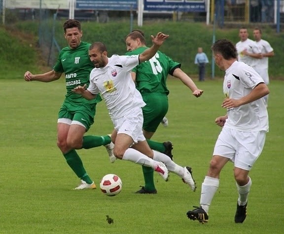 Olimpia Grudziądz w Stróżach wygrała pierwsze w historii spotkanie w 1. lidze