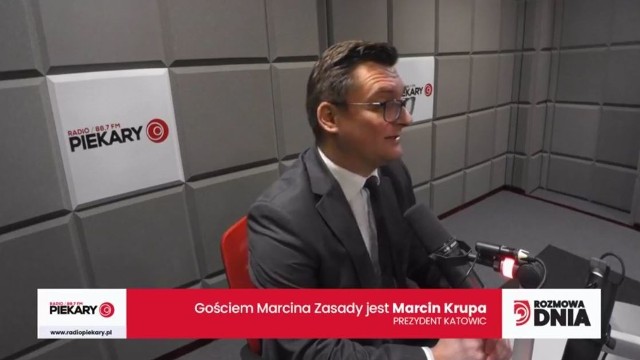 Prezydent Katowic Marcin Krupa jako Gość Dnia Dziennika Zachodniego i Radia Piekary