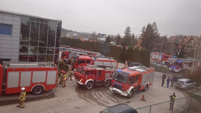 Pożar w hali produkcyjnej firmy Vermeiren 2.12.2022