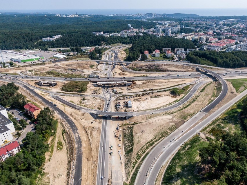 Budowa węzła Wielki Kack Trasy Kaszubskiej w Gdyni jest już...