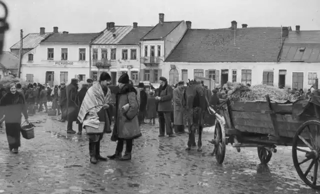 Jesień 1942 roku - Przysuski rynek