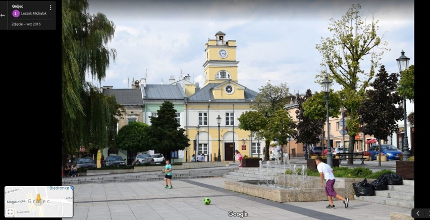 Mamy cię! Upolowani przez Google Street w Grójcu. Może ty jesteś na zdjęciach! Rozpoznajesz miejsca?