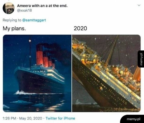 Każdy miał jakieś plany na 2020 rok. Memy gorzko, ale celnie...