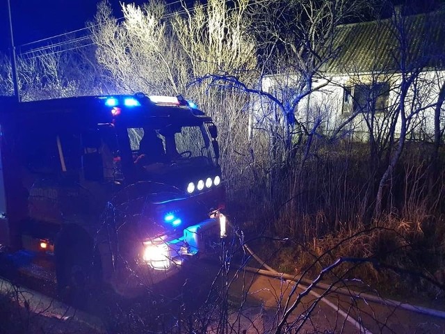 W nocy doszło do pożaru domu we wsi Popowice.