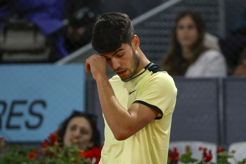 Carlos Alcaraz odpadł w ćwierćfinale Mutua Madrid Open