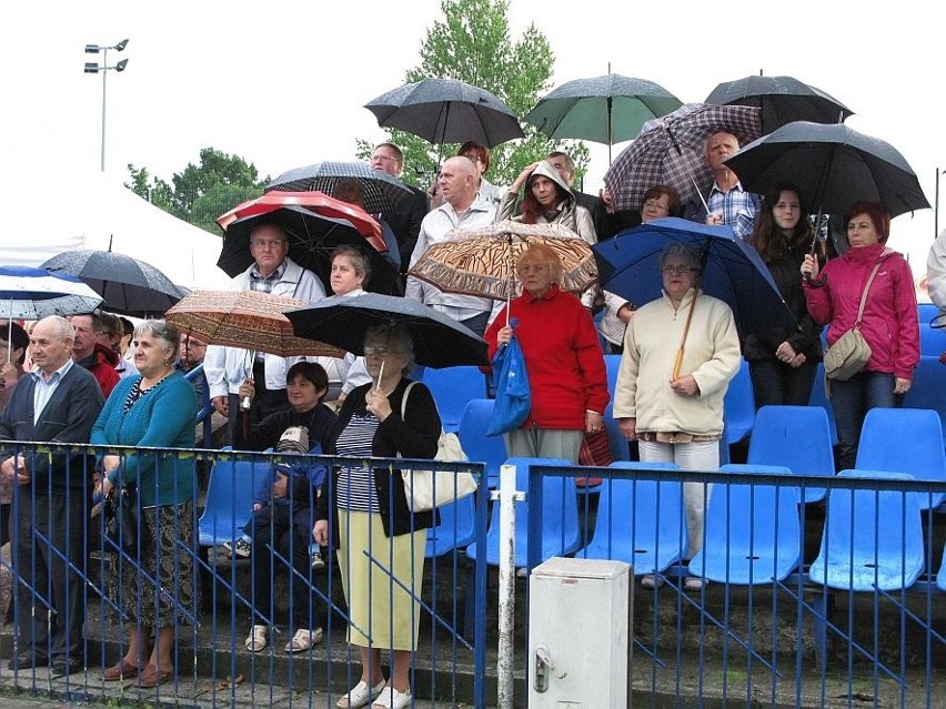 Uczestników święta plonów nie zaskoczyły przelotne deszcze.