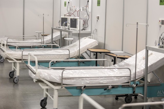 Liczba łóżek w szpitalu tymczasowym w halach AmberExpo zostanie zwiększona do 200