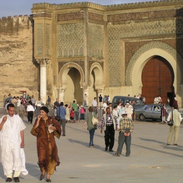 Dawniej potężne mury Meknes rozciągały się na długości 40...