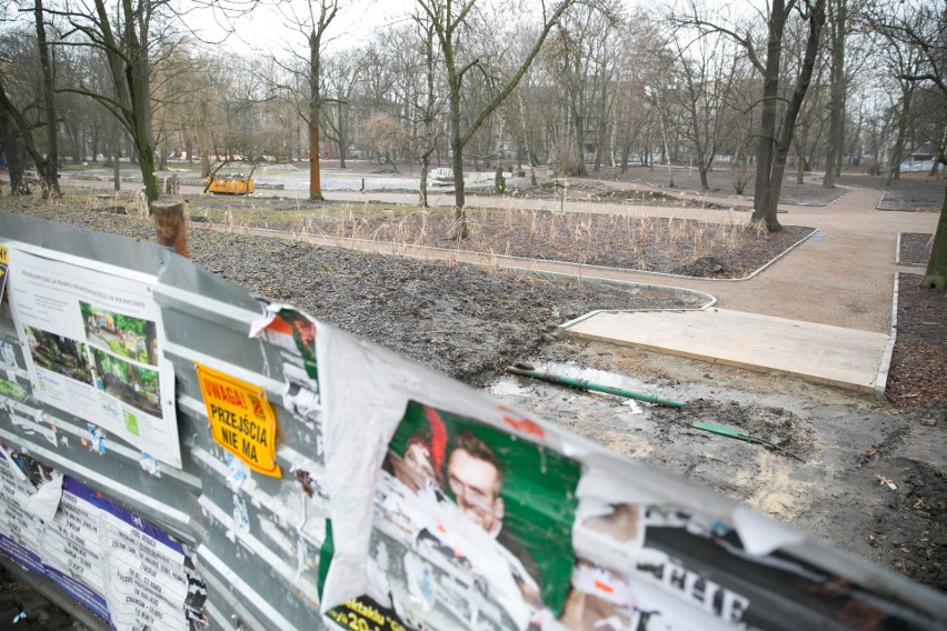 Park Krakowski jak plac budowy. Kiedy koniec remontu?