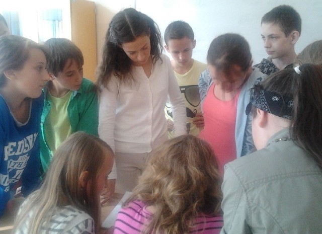 Sandra Staniszewska spotkała się z młodymi pasjonatami filmu.