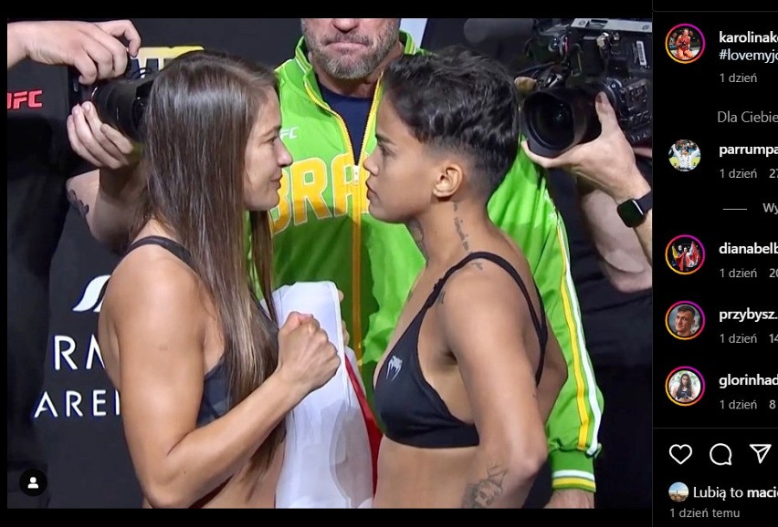 Kto wygrał walkę Karolina Kowalkiewicz vs Iasmin Lucindo podczas UFC w Rio de Janeiro? Przeciwniczka łodzianki była 16 lat młodsza