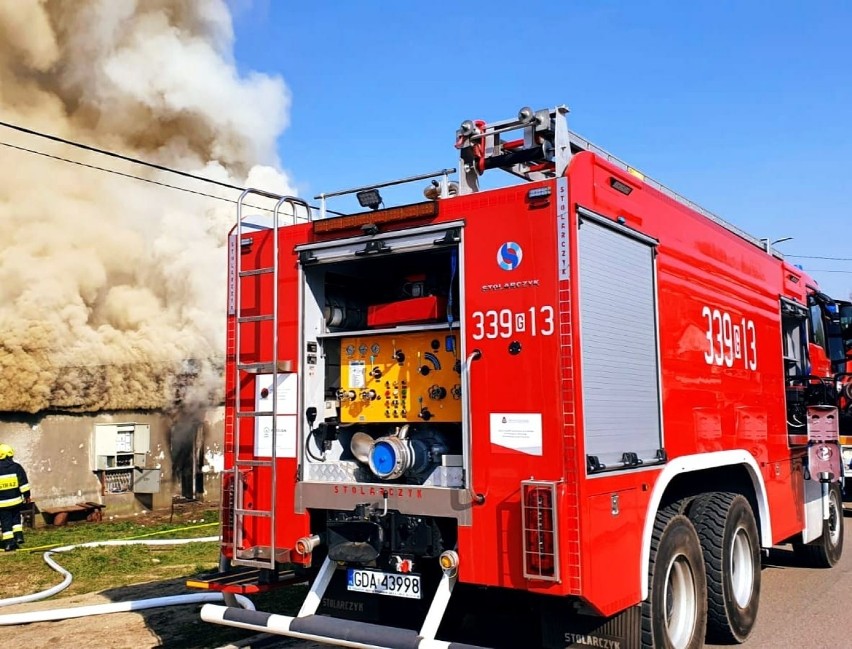 Pożar budynku mieszkalnego w Sobowidzu we wtorek 20.04.2021...