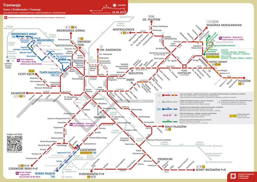 Kraków. Od soboty wielkie utrudnienia komunikacyjne. Zamknięta zostaje ul. Krakowska. Nie pojadą tramwaje do Borku Fałęckiego