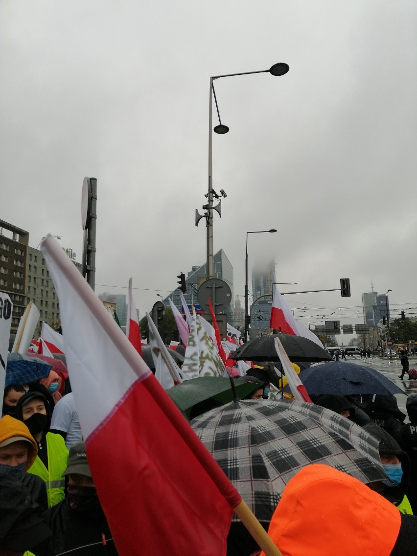 Protest rolników w Warszawie. W manifestacji udział wzięło 70 tysięcy osób