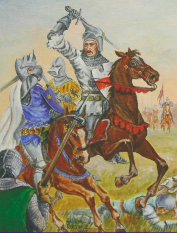 Rycerz śląski Kotowicz walczył zacięcie pod Wietszycami. To ówczesny właściciel Kotowic i Leszkowic.
