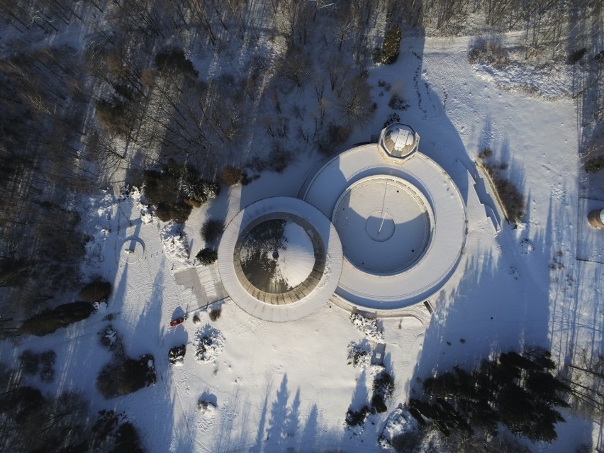 Planetarium Śląskie w zimowej odsłonie