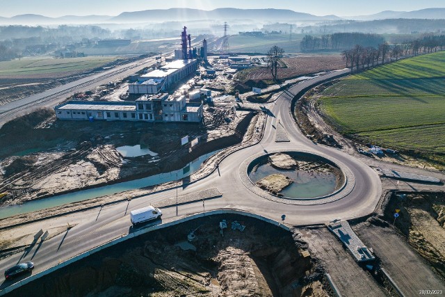 Trwa budowa odcinka drogi ekspresowej S1 Dankowice - Suchy Potok