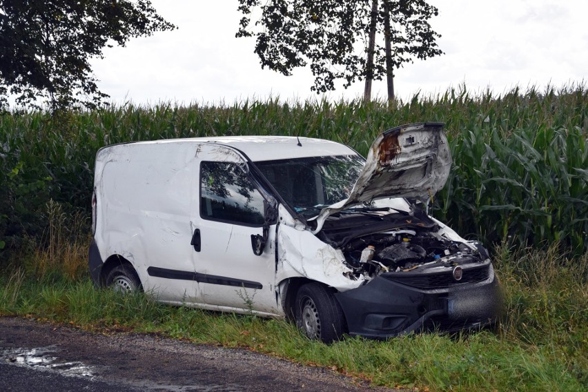 Wypadek koło Dretynia