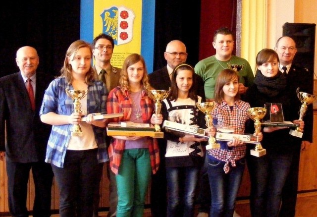 Laureaci konkursu pożarniczego w Oleśnie