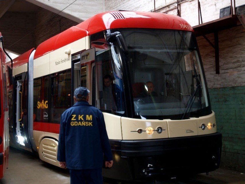 Gdańsk: Marian Seredyński został patronem nowego tramwaju typu Pesa Swing (ZDJĘCIA)