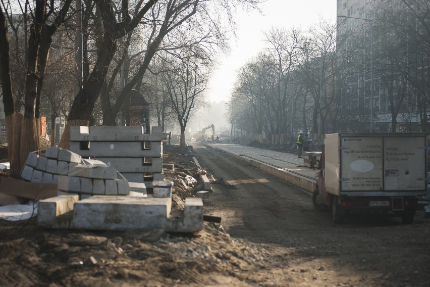 Tak postępują prace na trasie do Bronowic