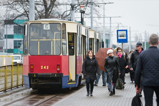 Nie jeżdżą tramwaje pomiędzy rondem Jagiellonów a Babią Wsią w Bydgoszczy/ zdjęcie ilustracyjne