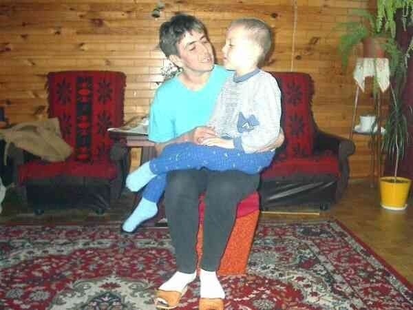 Józefa Sosińska i jej 8-letni syn, który niedawno stracił wzrok w jednym oku.