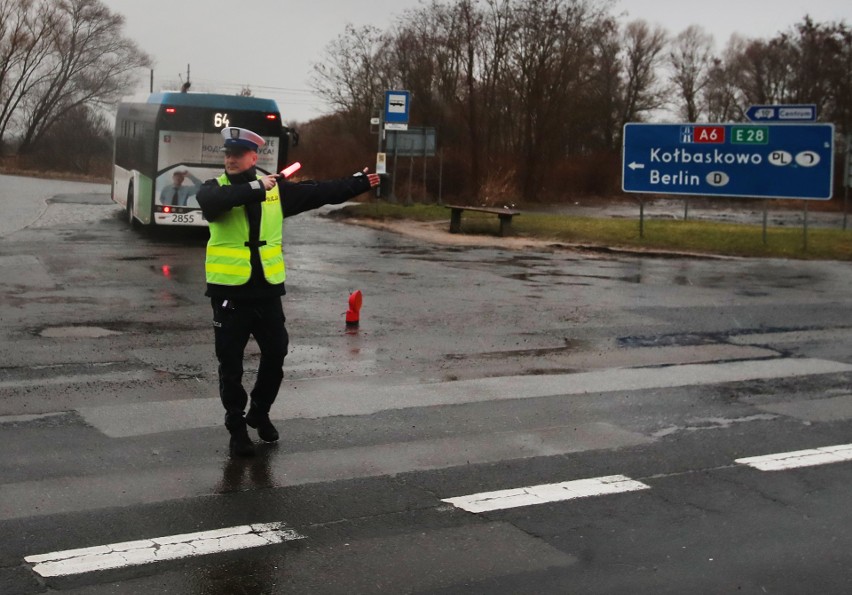 Utrudnienia na autostradzie koło Szczecina z powodu protestu...