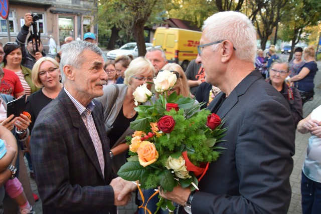 Pożegnanie Wadima Tyszkiewicza przez mieszkańców Nowej Soli.