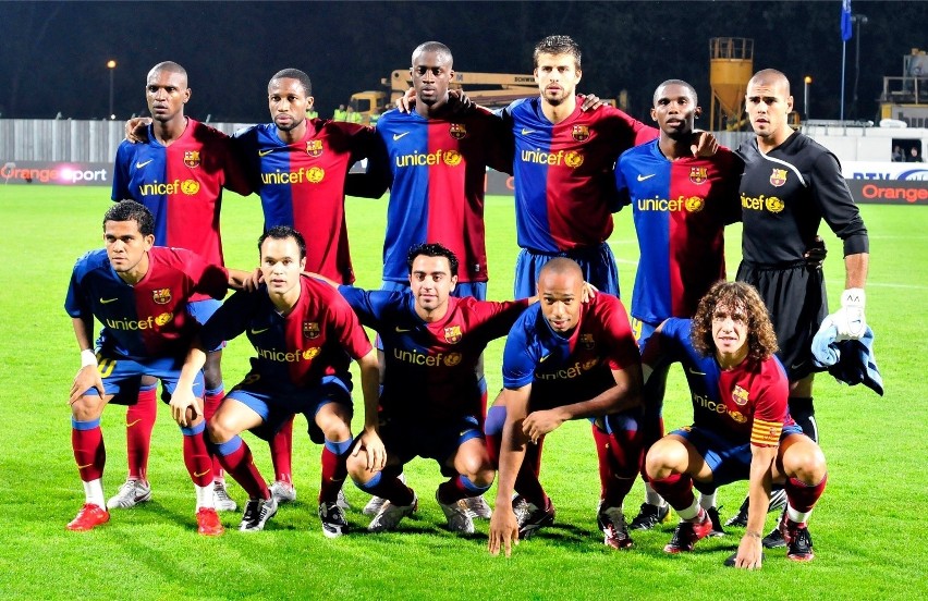 26 sierpnia 2008 r., Wisła Kraków - FC Barcelona